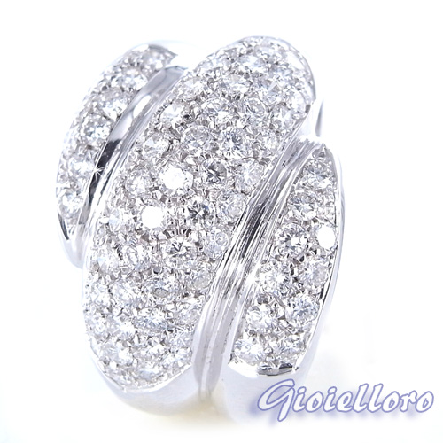 Anello pavé diamanti damiani discount