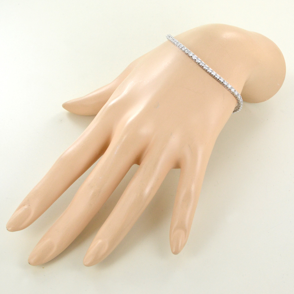 Bracciale Tennis in oro e diamanti oltre 2 carati e mezzo Gioielloro La