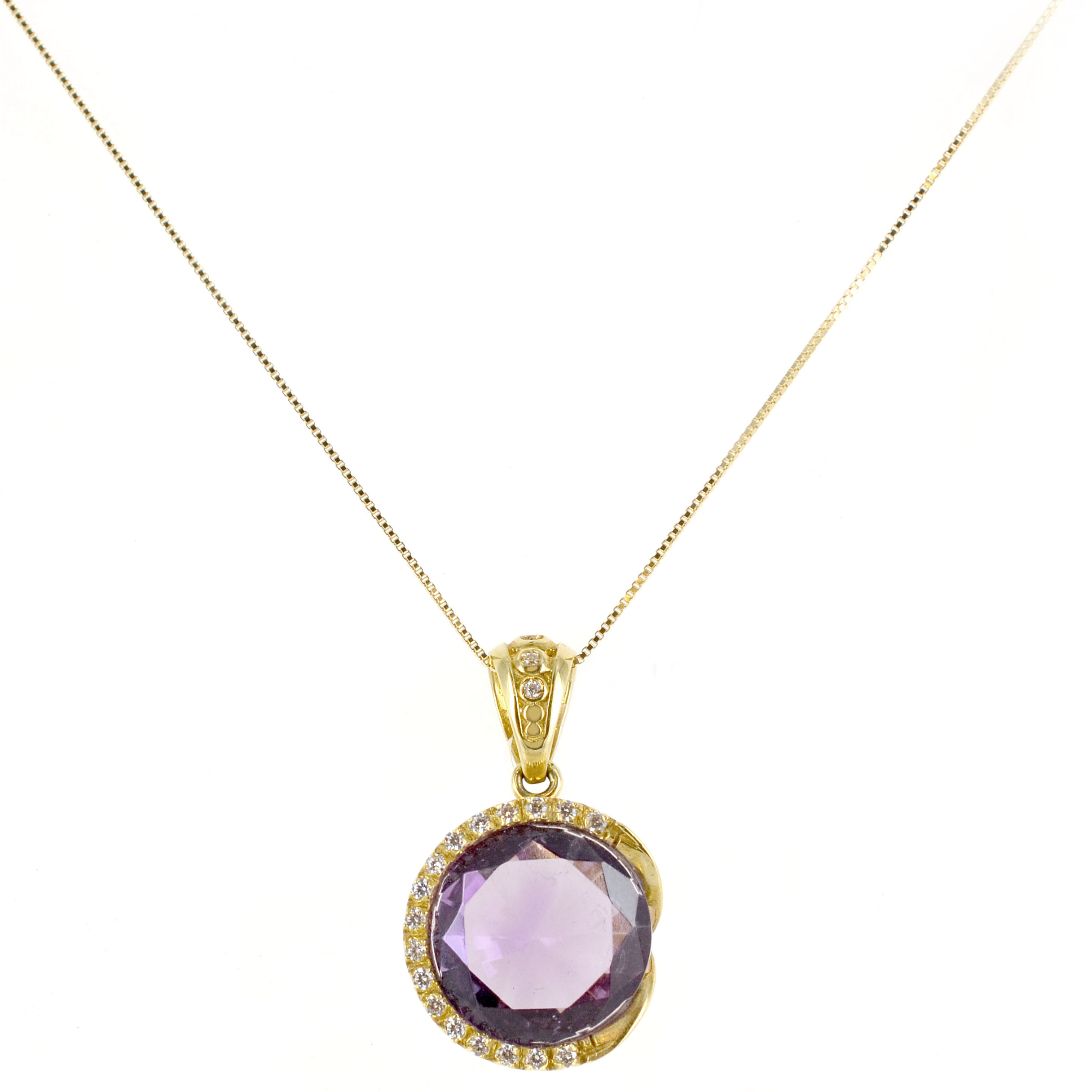 Collana pendente mecool rosa zirconi cubici. Cerca, compra, vendi nuovo e usato
