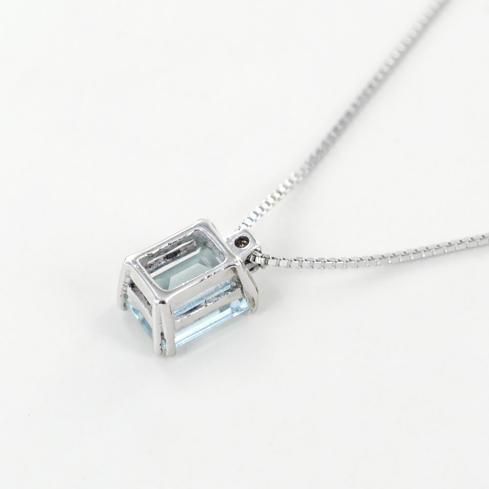 Collana Con Ciondolo A Doppia Punta In Larimar Naturale E Argento 925 – Lunghezza 50 Cm, Gioiello Artigianale - 2