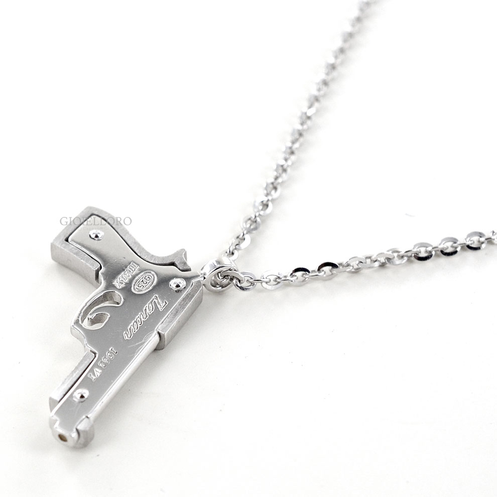 Collana Con Pendente A Forma Di Pistola Punk | Glow Bodies