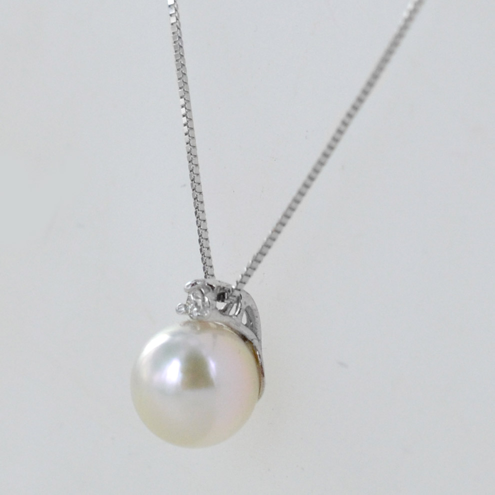 Collana Di Perle Coltivate D'acqua Dolce Da 6-7mm Per Donna, Collana Di - Foto 2