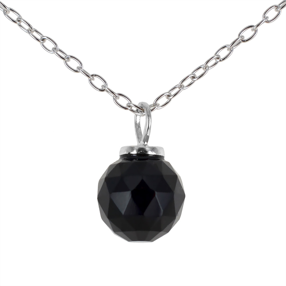 Collana Donna Con Ciondolo Gufo In Onice Pietre Naturali – Argento 925 - 3