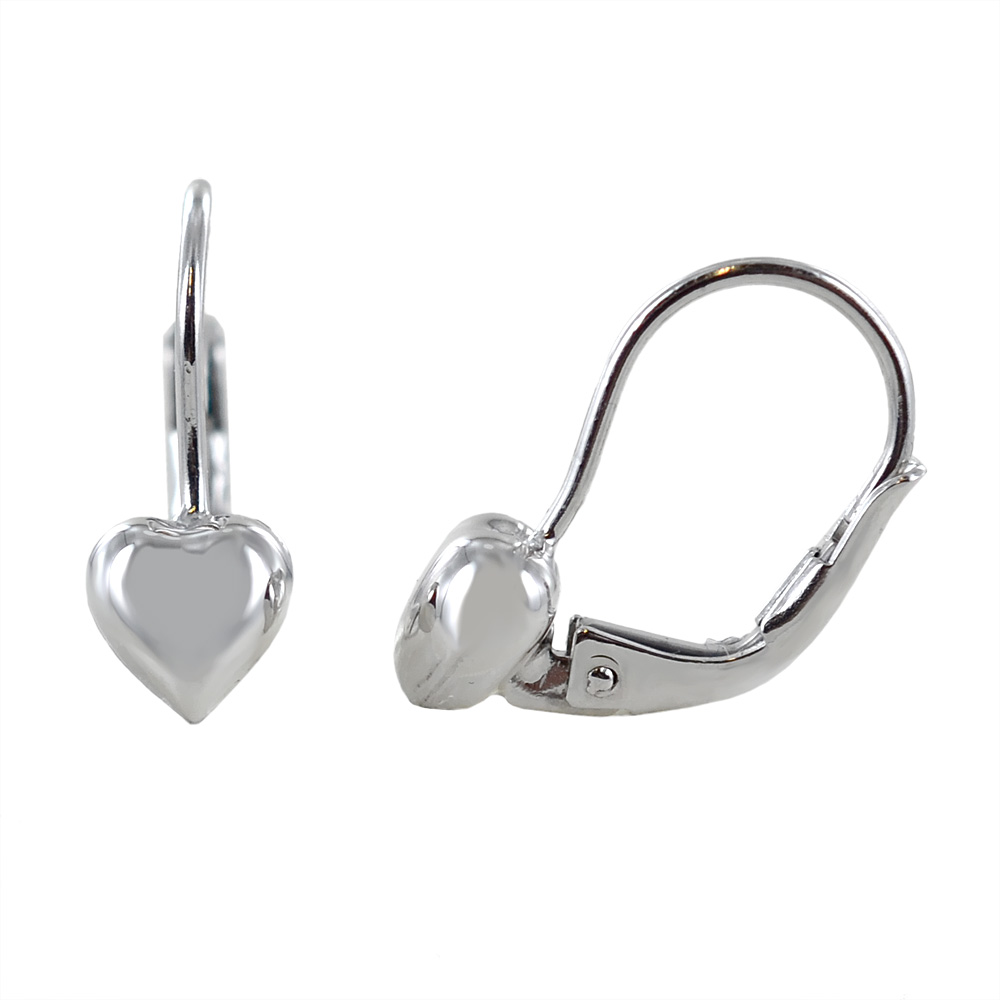 Orecchini A Bottone In Argento Sterling 925 Per Bambini