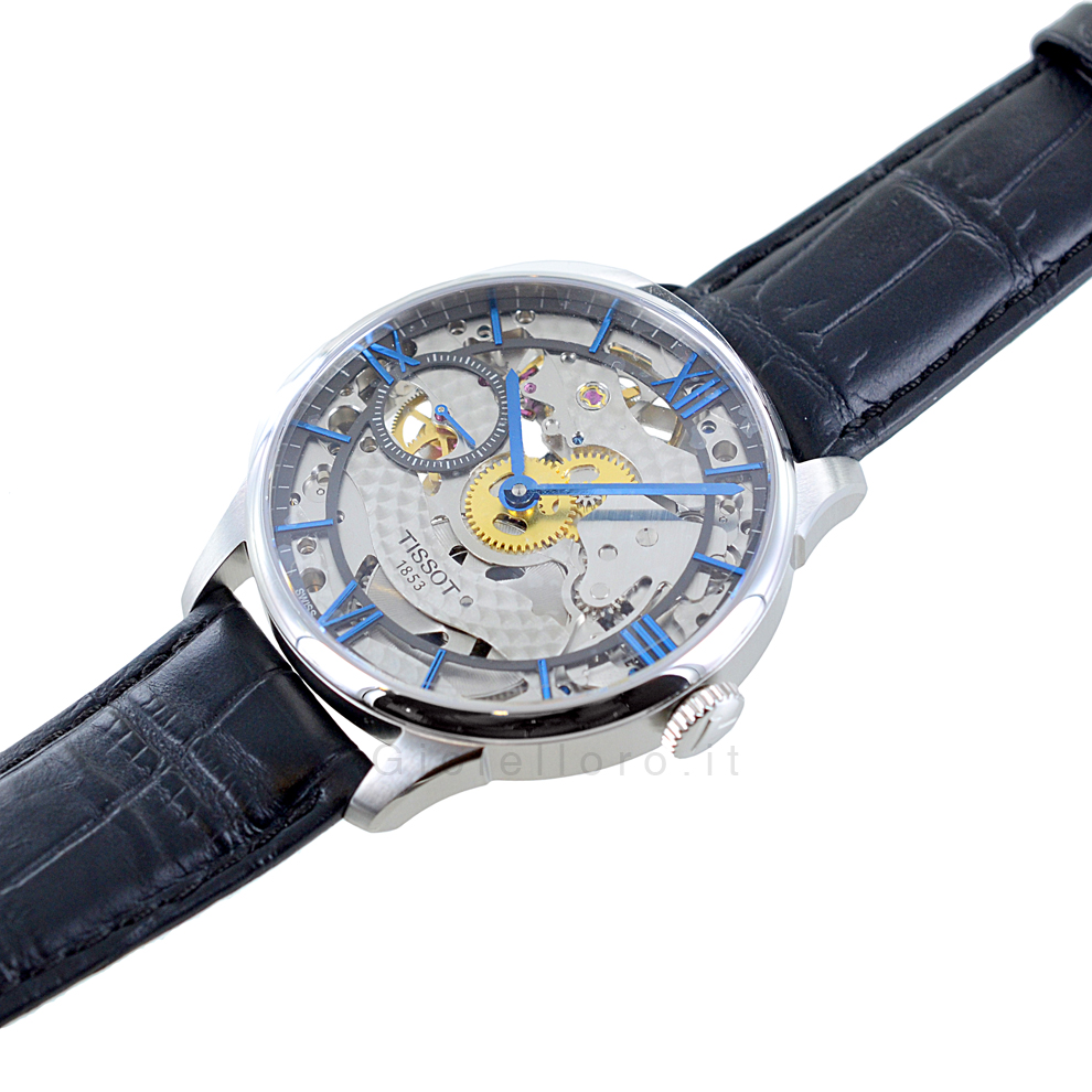 Orologio TISSOT UOMO CHEMIN DES TOURELLES SQUELETTE T099.405.16.418.00 |  Gioiel