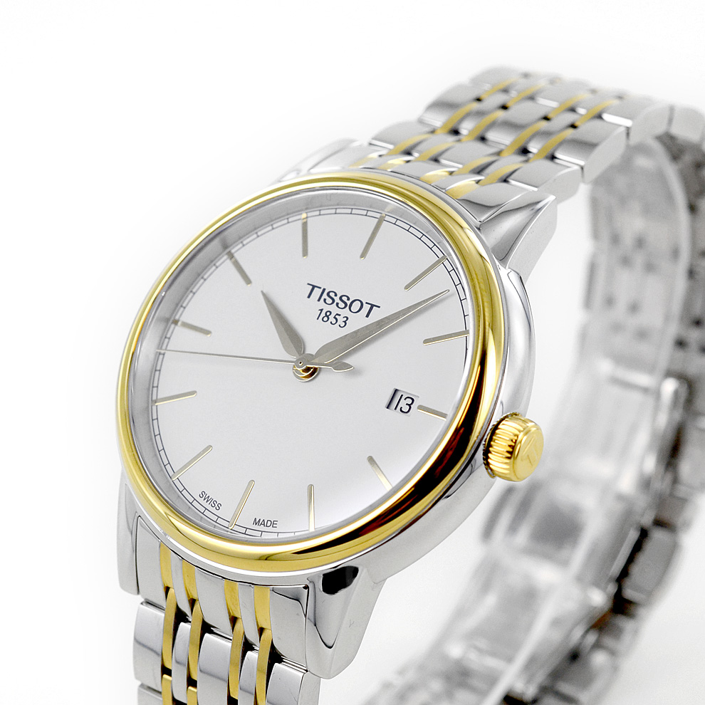 Orologio Tissot Carson Grent acciaio e PVD oro giallo T085.410.22.011.00 |  Gioi