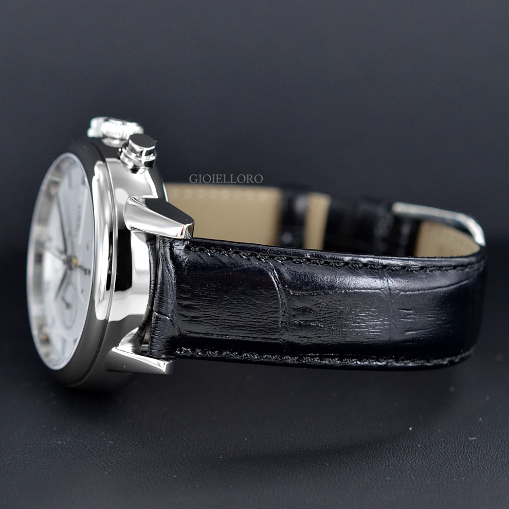 Tissot Orologio Automatico Uomo: Quadrante Bianco, Cassa In Acciaio 44mm, Cinturino In Pelle Marrone - Modello T0554271601700 - 2