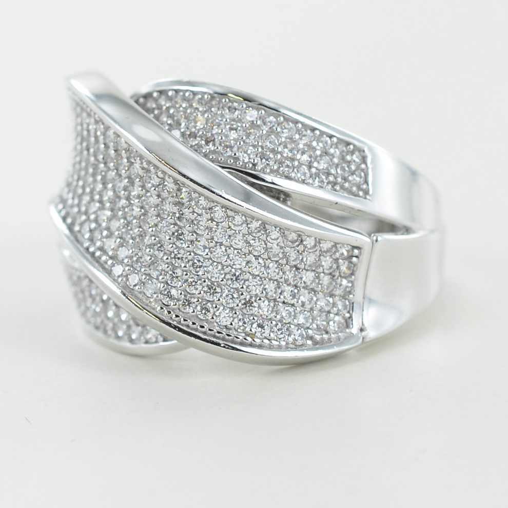 CSIYANJRY99 Anello Anti-Ansia Girevole Triplo In Acciaio Inox Con Moissanite E Zirconi – Regolabile, Gioiello Antistress Per Donne, Ragazze E Figlie