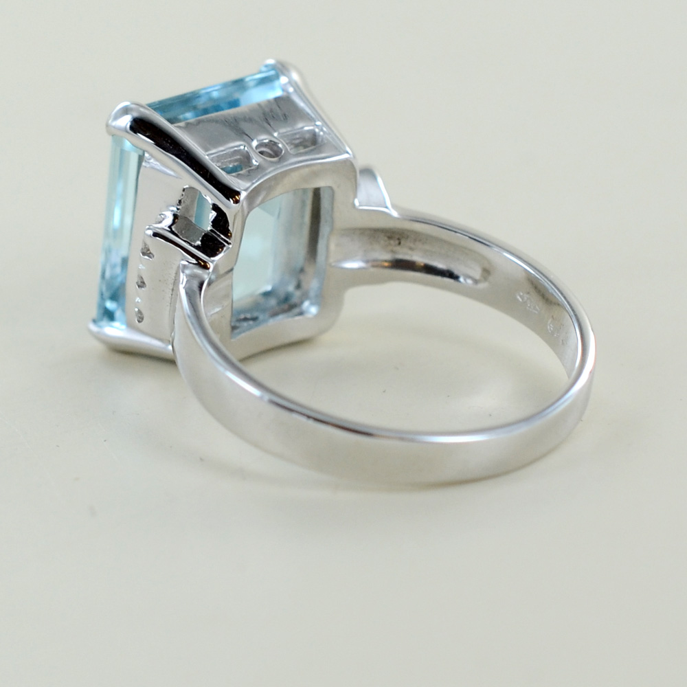 Anello uomo acquamarina sale