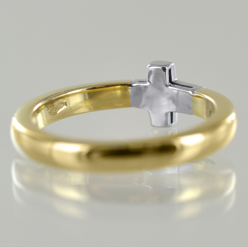 Anello croce oro hotsell