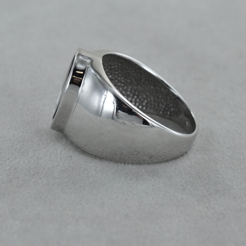 Anello da uomo - Anello placcato oro 18 carati da uomo