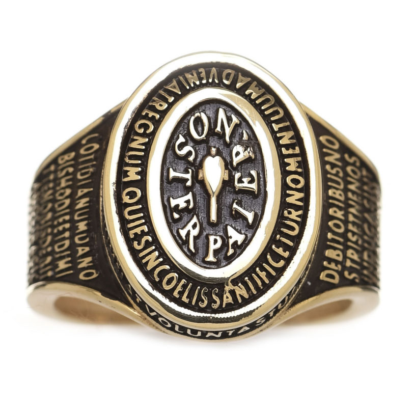 Anello padre nostro oro hotsell
