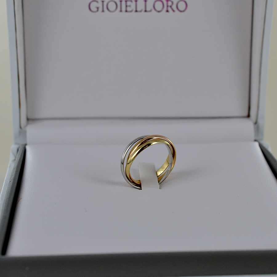 Fede Nuziale Piatta In Oro Giallo Da 3 Mm - Anelli - Foto 5