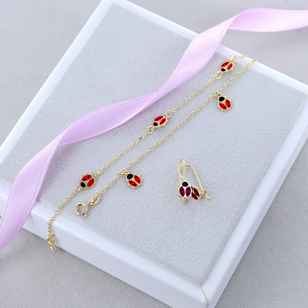 Bracciale Bambina In Oro 9kt Con Angioletto E Cuore - Personalizzabile, Per Battesimo, Comunione, Nascita - Foto 8