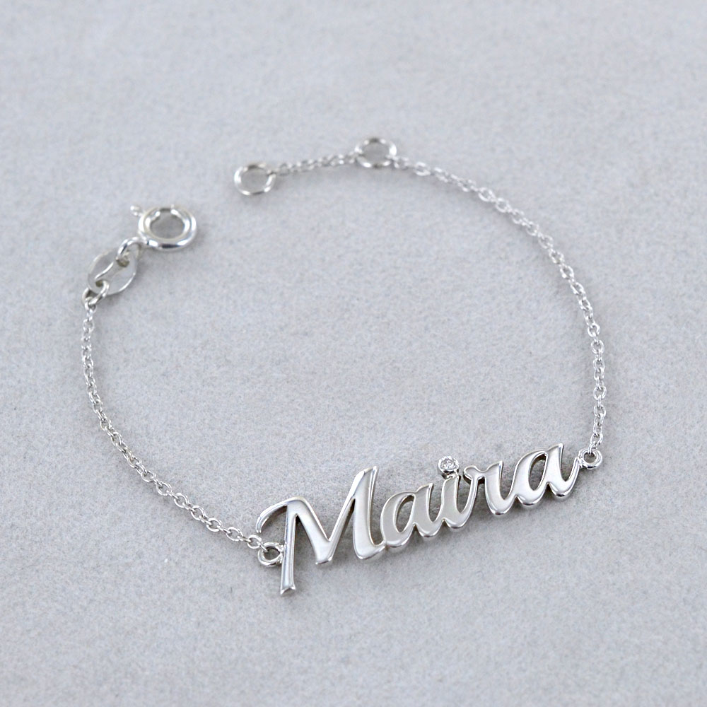 ALBERTBAND Bracciale Infinito Personalizzato In Argento Con Pietre Di Nascita - Regalo Perfetto Per Mamma, Figlia, Fidanzata
