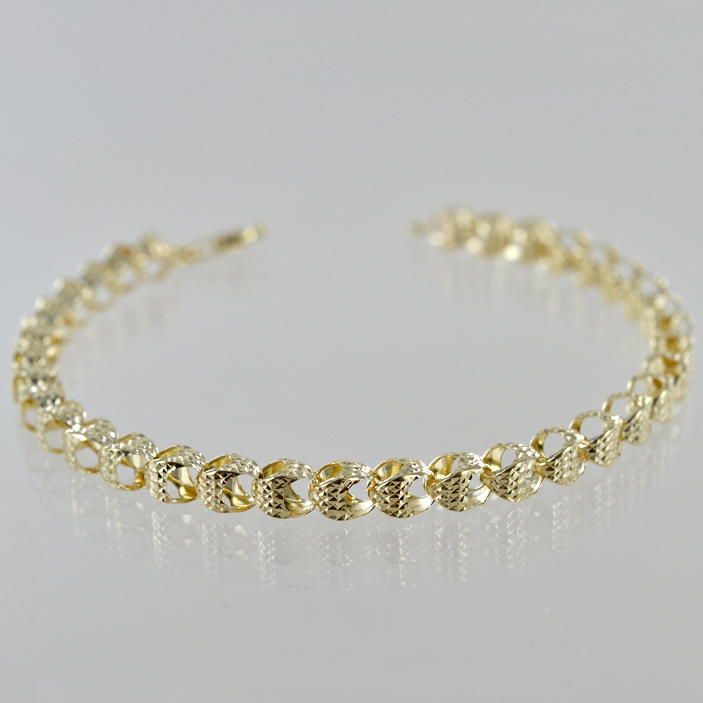 ICE Jewellery Bracciale A Catena XL Donna Con Medaglia Oro, In Acetato E Acciaio