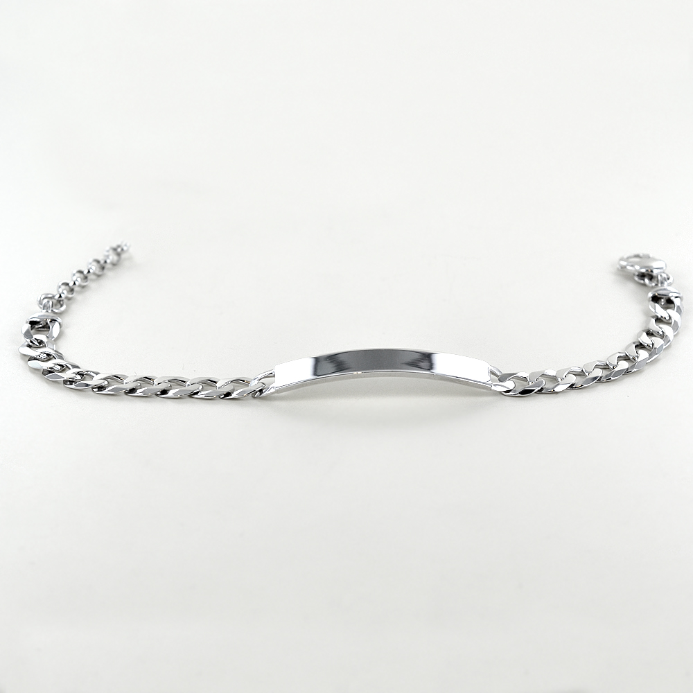Bracelet En Argent 925 - Pour Gravure - Neuf Avec Boîte - Cadeau Idéal