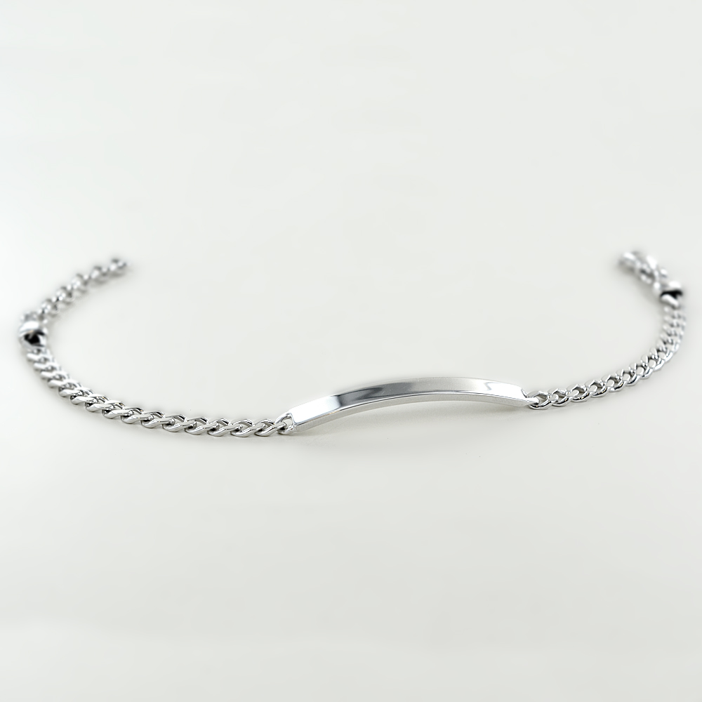Bracciale da ragazza in argento 925 con cane cagnolino smaltato e