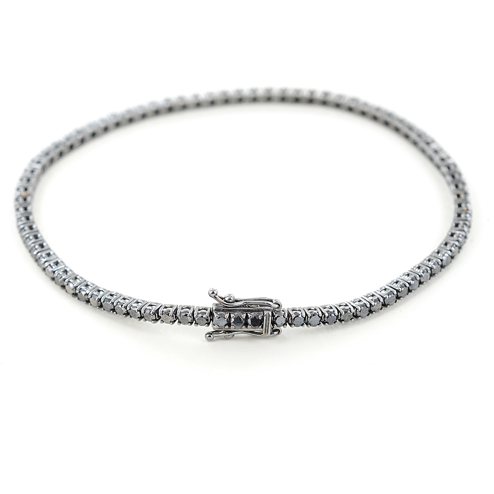 Bracciale Tennis Uomo In Argento - KULTO 925 - Luxury Zone - Foto 4