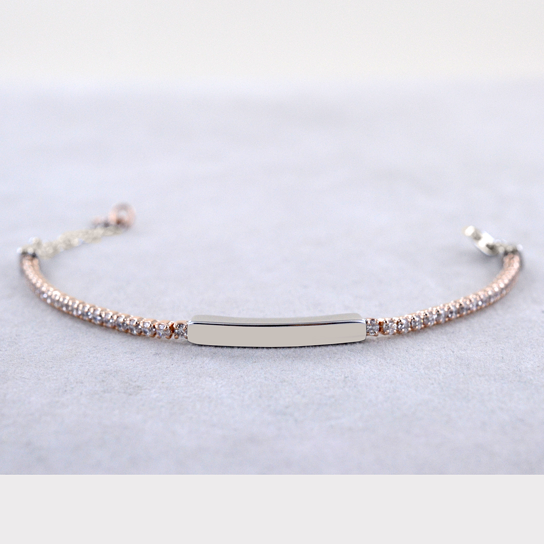 Bracciale Bambina Nanan In Argento 925 Placcato Oro Giallo