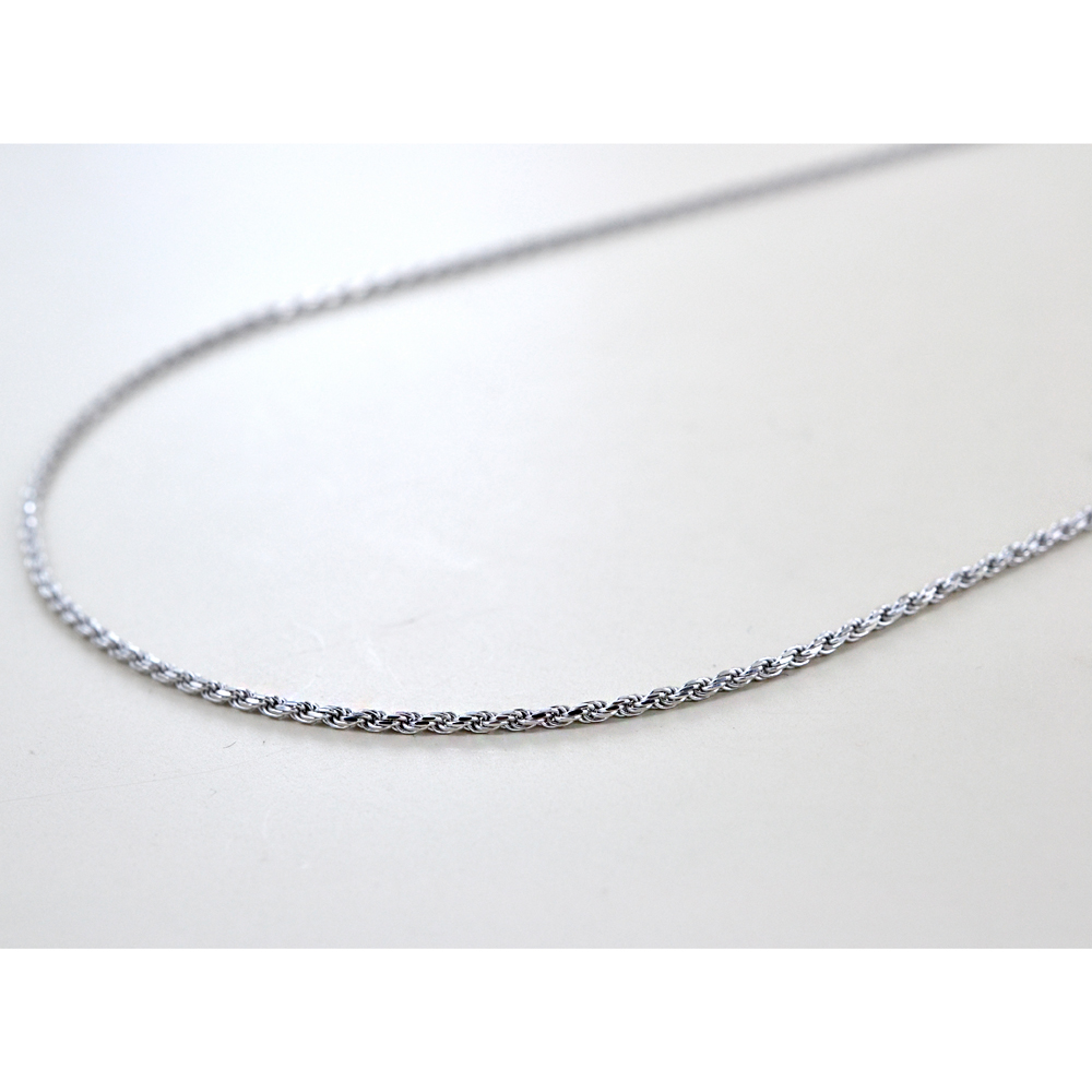 CATENA CORDA GIRATA Solida Oro E Argento Matrimonio Fidanzamento C8 EUR - Foto 6