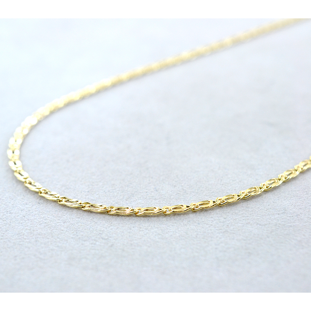 Collana In Oro Giallo 9kt 50 Cm - Catena Veneziana 2,9g Con Confezione Regalo - ALEXANDER CASTLE