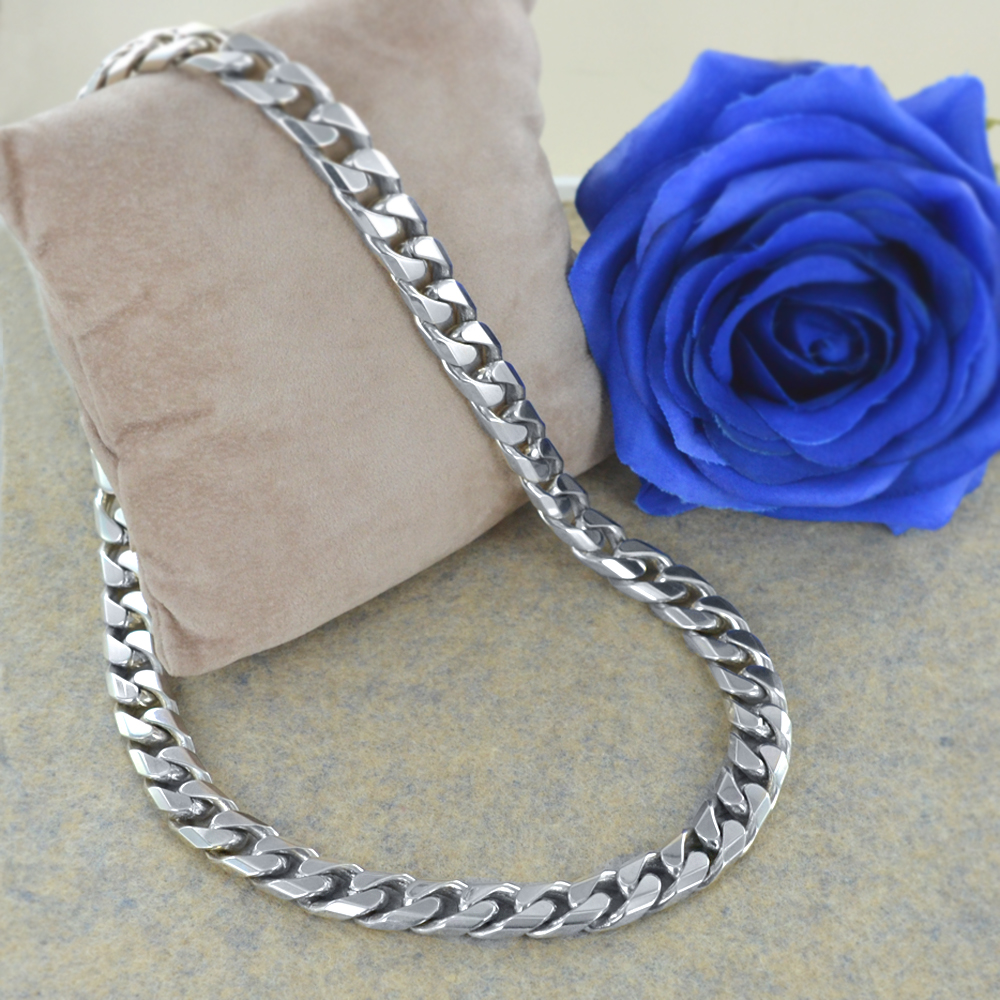 Rosario Cadena De Plata Ley 925 45 Cm | Cuotas sin interés