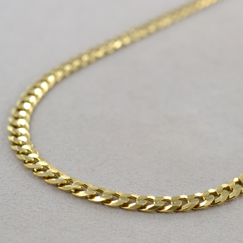 Bracciale A Catena Cubana Da 9 Mm In Oro 14 Carati - Foto 7