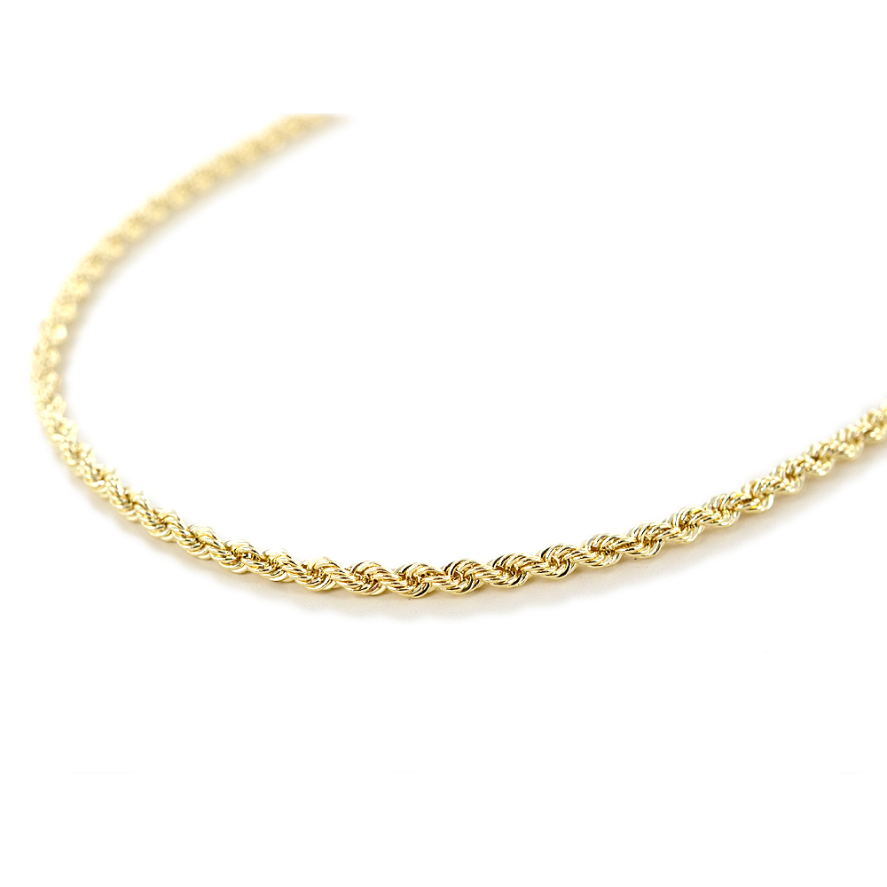 Catena A Maglie Cubane Catena Cubana In Vero Oro Giallo 14K