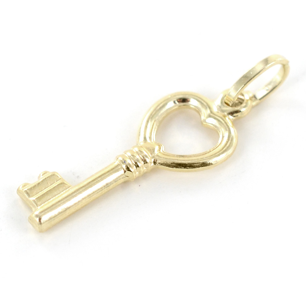 Ciondolo Chiave Ciondolo In Argento Sterling S925 A Forma Di Chiave Del Cuore - Con Braccialetto, Handmade Collana Cuore Chiave