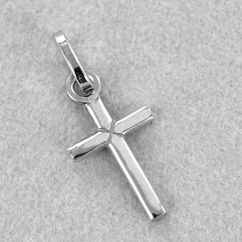 MyGold Ciondolo a croce (senza catena) Argento sterling autentico 925 Argento 25mm x 12mm Ciondolo a croce Ciondolo a catena Croce in argento Landour A-02220-S921