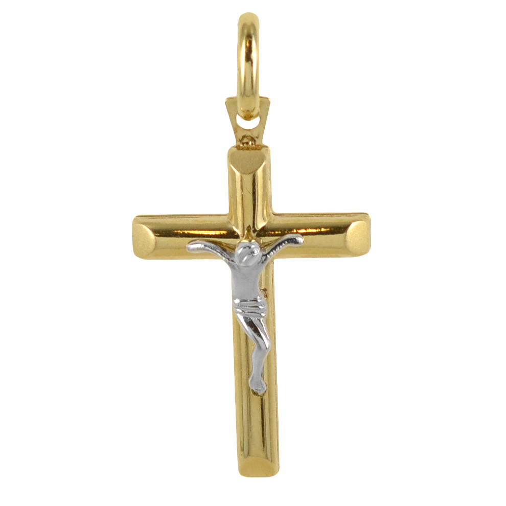 Collana Con Ciondolo Crocifisso Con Croce Di Gesù Da 1 1/2 In - Foto 10