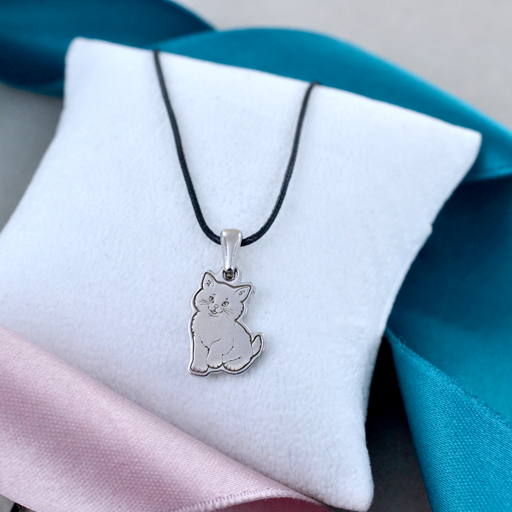 Ciondolo Gatto Filigrana Argento Collezione Pets - Ferraro Gioielli