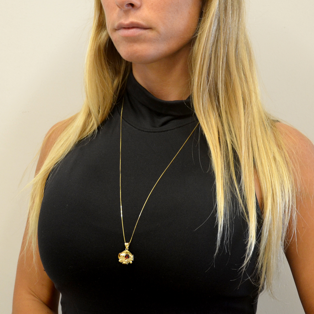 Collana A Catena Di Ancoraggio In Oro Puro 980 23k Per Oro Giallo Originale Con