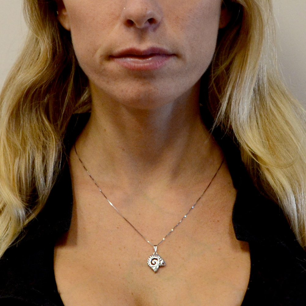 Collana Segno Zodiacale Ariete In Argento 925 – Donna, Con Ciondolo E Catena 45+5 Cm