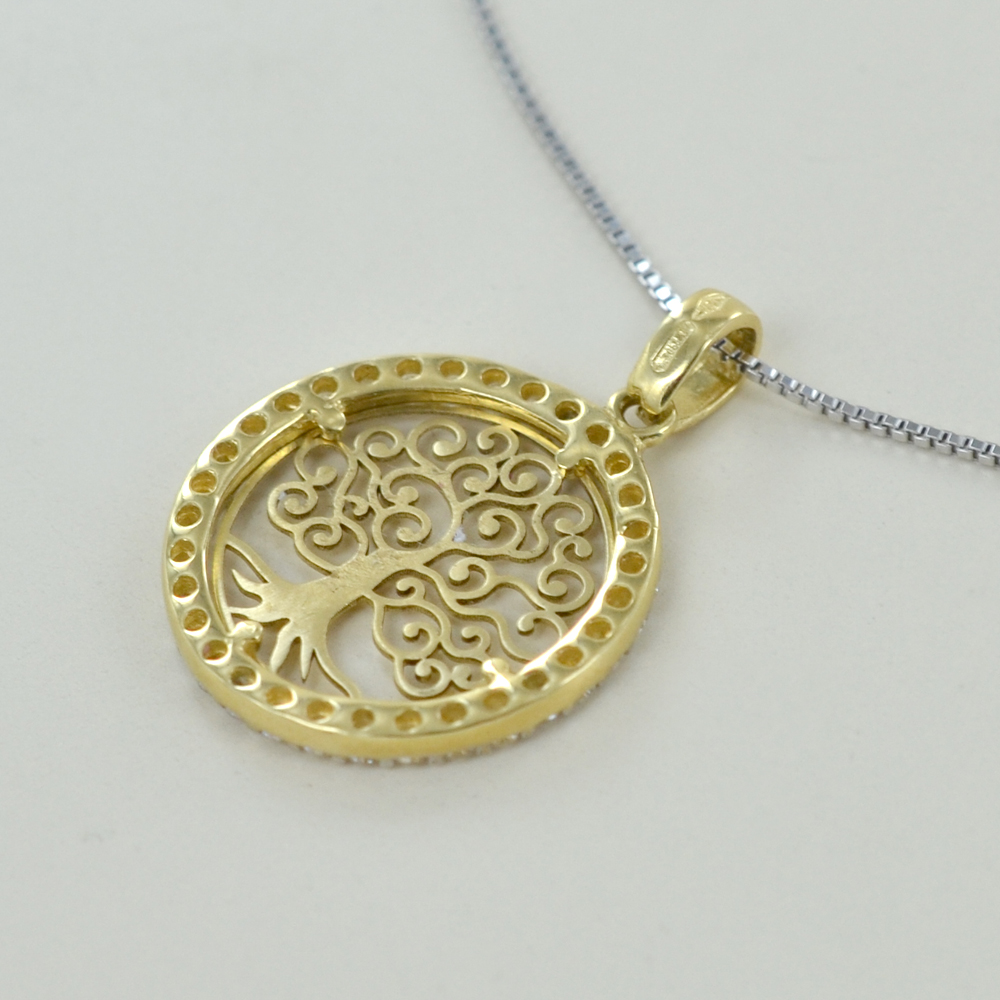 Ciondolo Albero Della Vita, Collana Con Albero In Argento Sterling - Foto 3