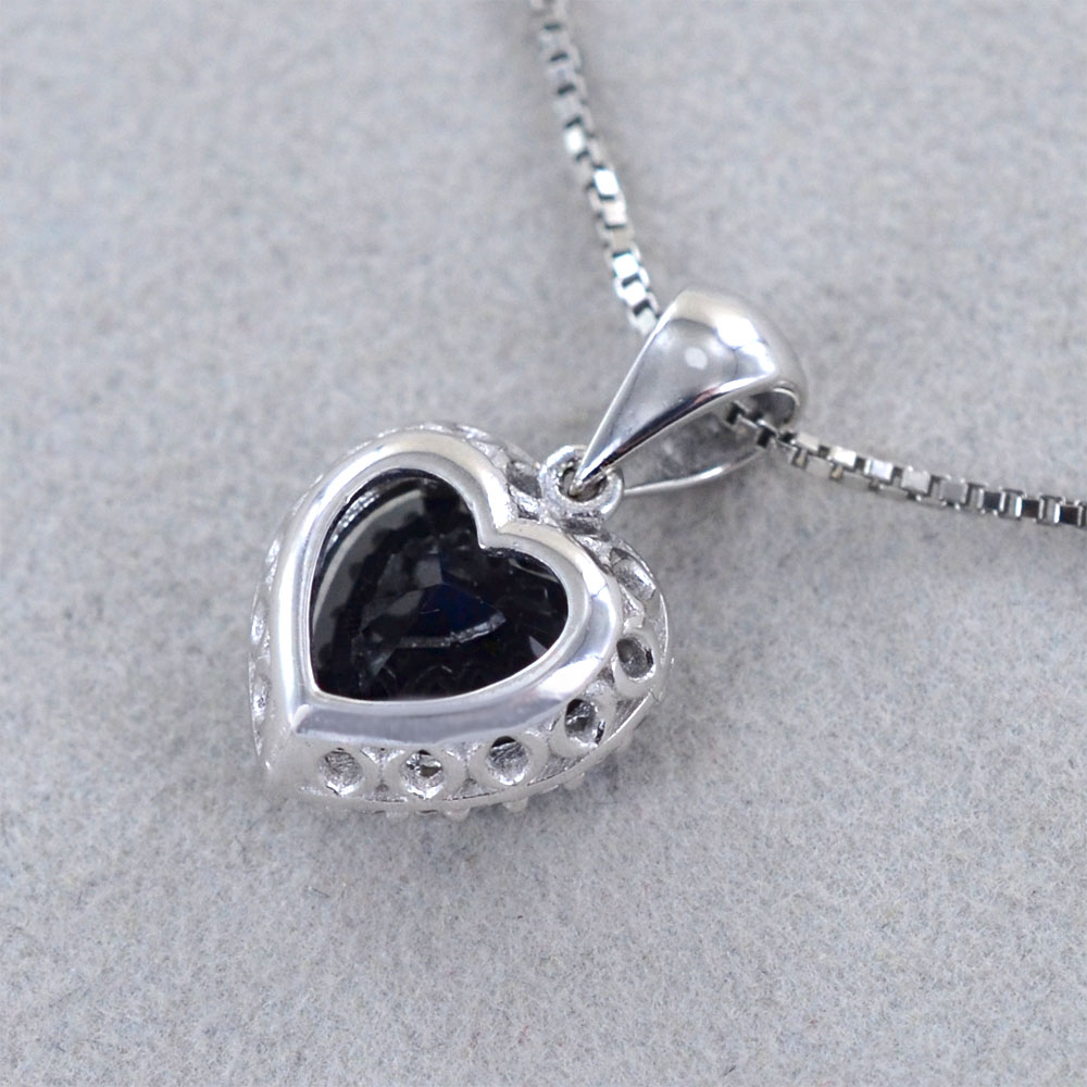 Zxfdsfdbnm Collana con ciondolo a forma di cuore, lunghezza