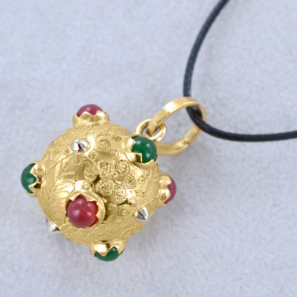 Collana Oro Giallo 9K Con Ciondolo Cerchio E Perla - Miore, Regalo Donna