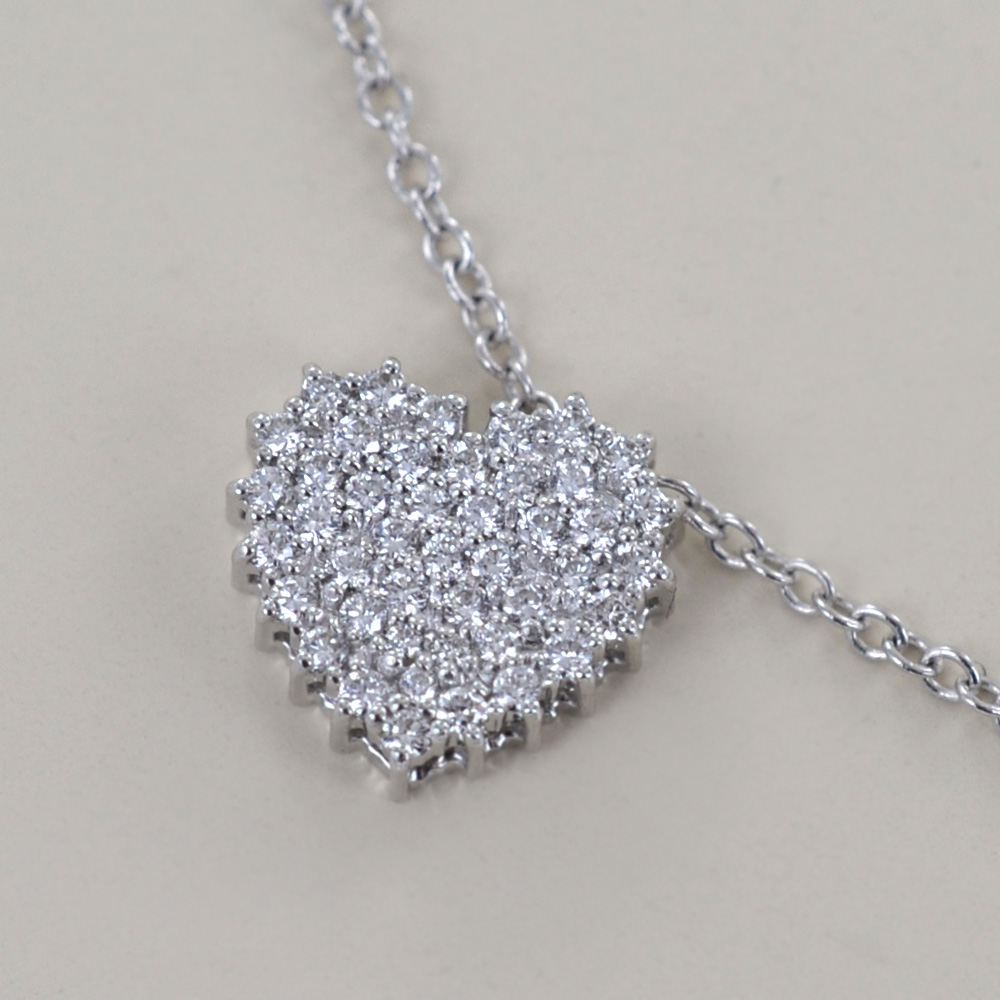 Yienate Collana con ciondolo a forma di cuore con cristallo e sorella, in oro, con micro pavé di cristallo, ciondolo per laurea, regalo di amicizia per donne e ragazze