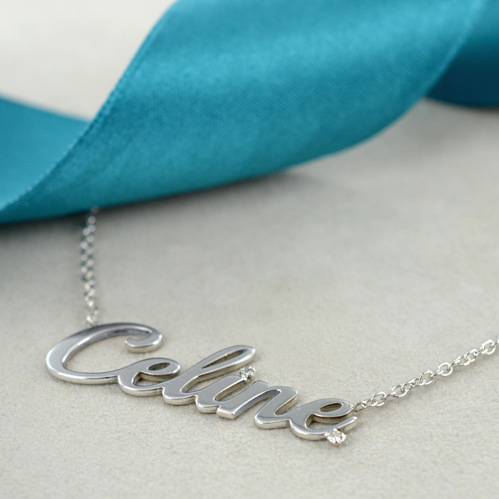 Jewelora Collana Infinity Personalizzata Con Nome E Pietre Di Nascita In Argento
