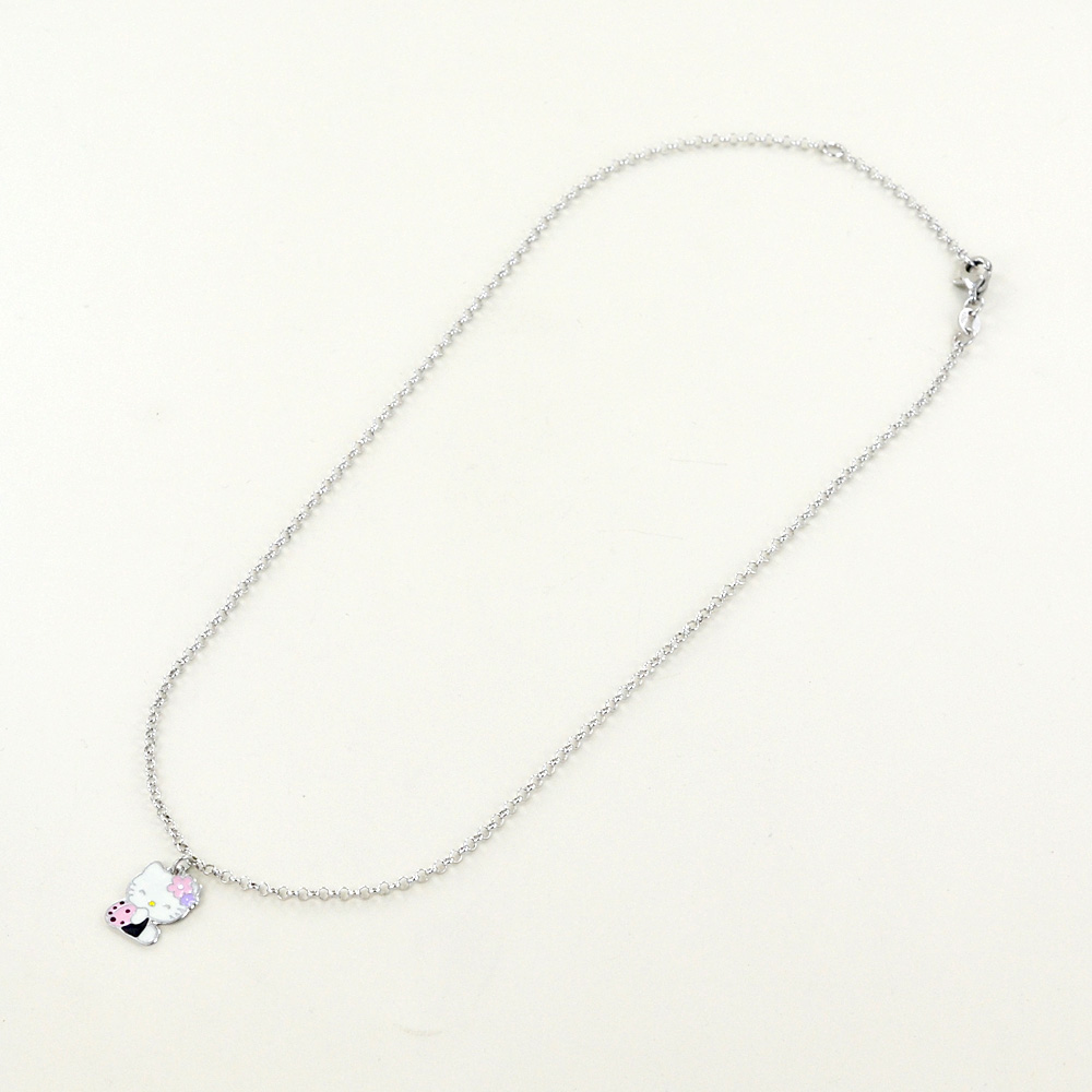 Infinite U - Collana in argento sterling 925, forma classica, con ciondolo in perla, 3 pezzi, diverse misure, argento Sterling (S), colore: Silver, cod. b01421-S-necklace