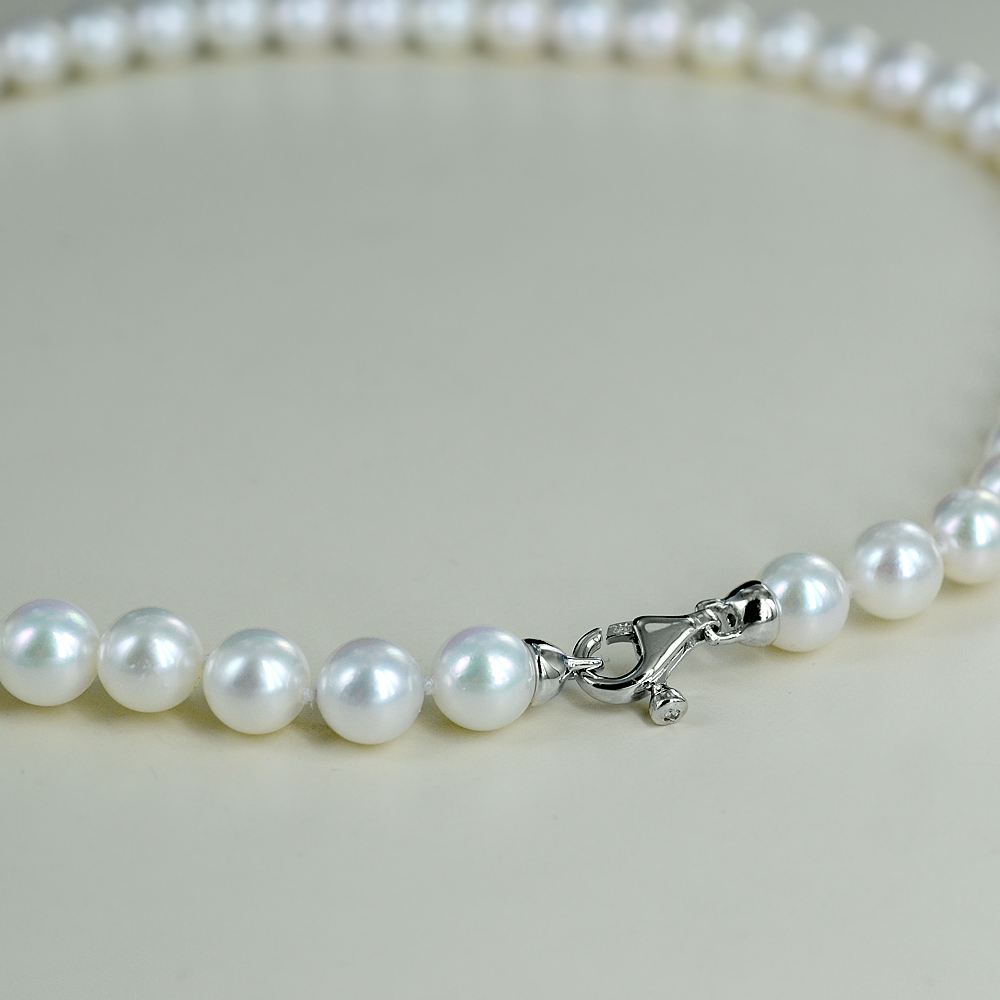 Collana Girocollo Con Perle D'Acqua Dolce E Pietre Naturali | COAI, 40+5 Cm, Regalo Per Lei In Scatola