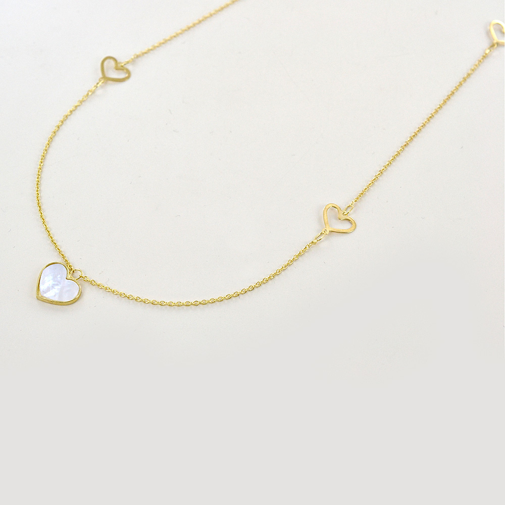 Collana Con Ciondolo Luna Rovesciata In Argento 925 Rodiato – Aka Gioielli