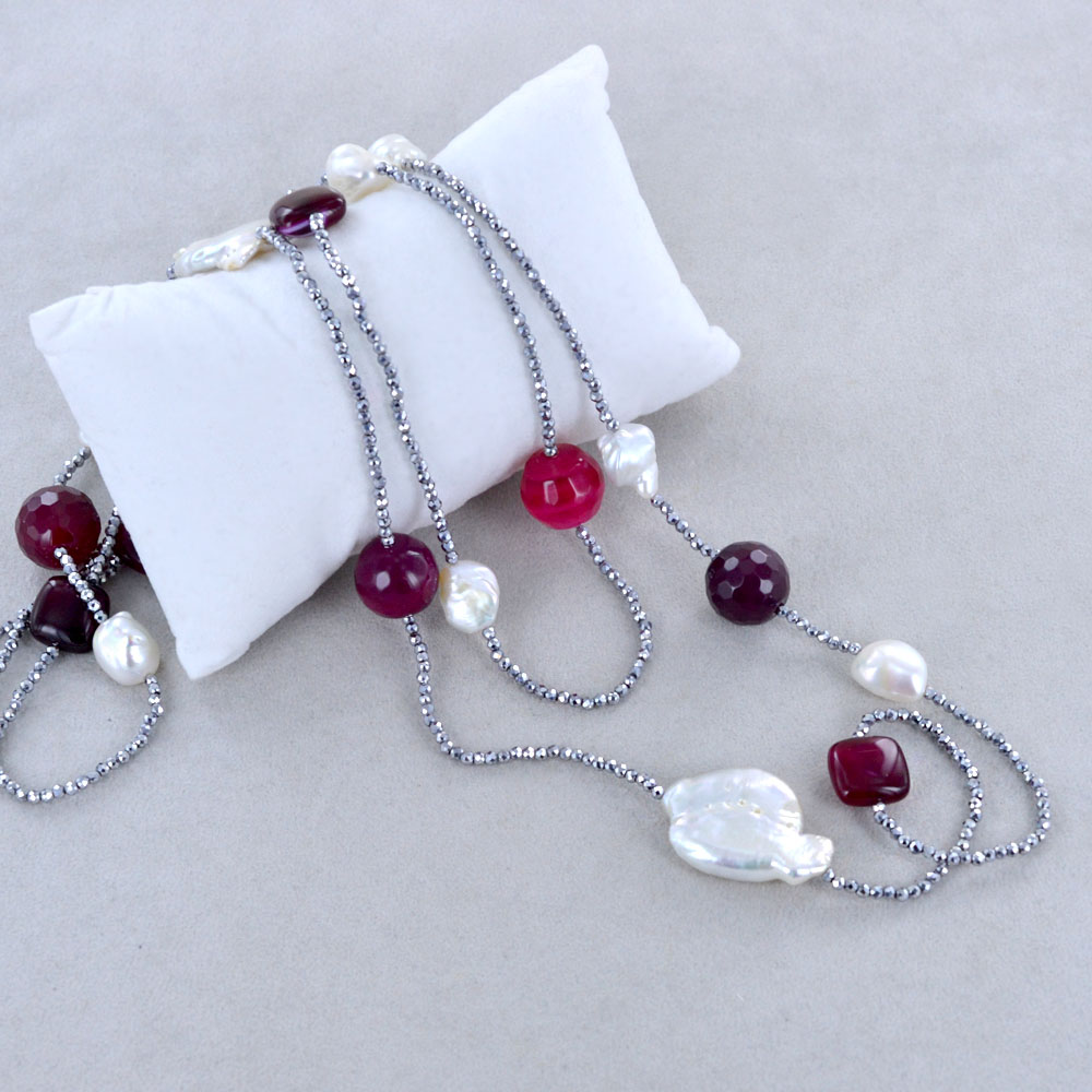 Collana lunga in argento | Gioielli