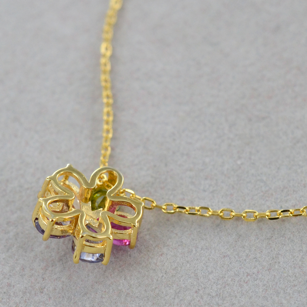 Risamil Collana Placcata In Argento Da Donna, Graziosa Collana Con - Foto 9