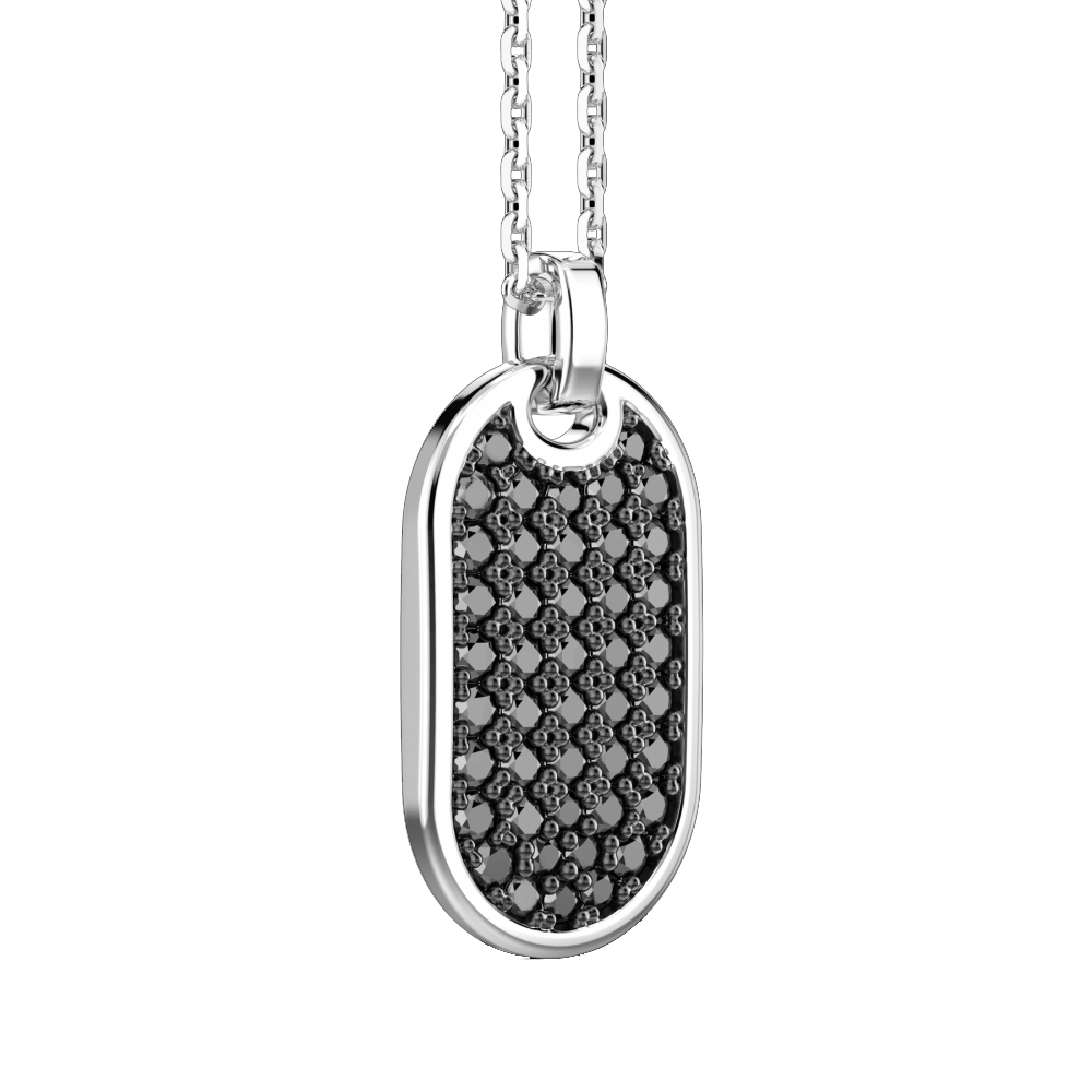 SilberDream D2SDK437J - Collana da donna in argento 925 opaco, 45 cm
