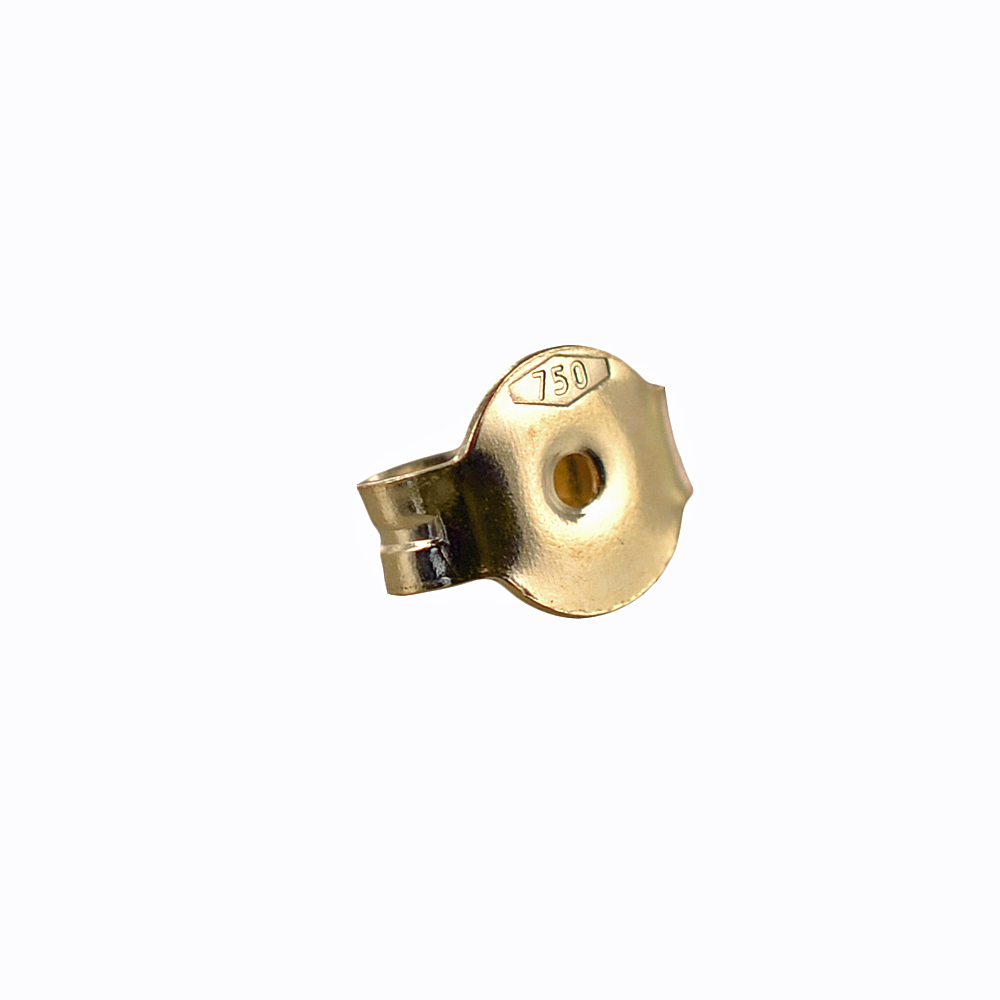 1 Paio Di Fermaorecchini In Oro 9 Carati – Retro Per Orecchini A Farfalla, 5 Mm – Marchiati 375, Prodotti UK