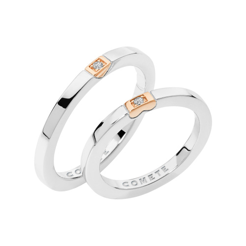 ANAZOZ Anelli Fedina Uomo Personalizzabili - Acciaio Inossidabile Con Zirconia Cubica, 12MM Rotondo, Argento - Foto 12