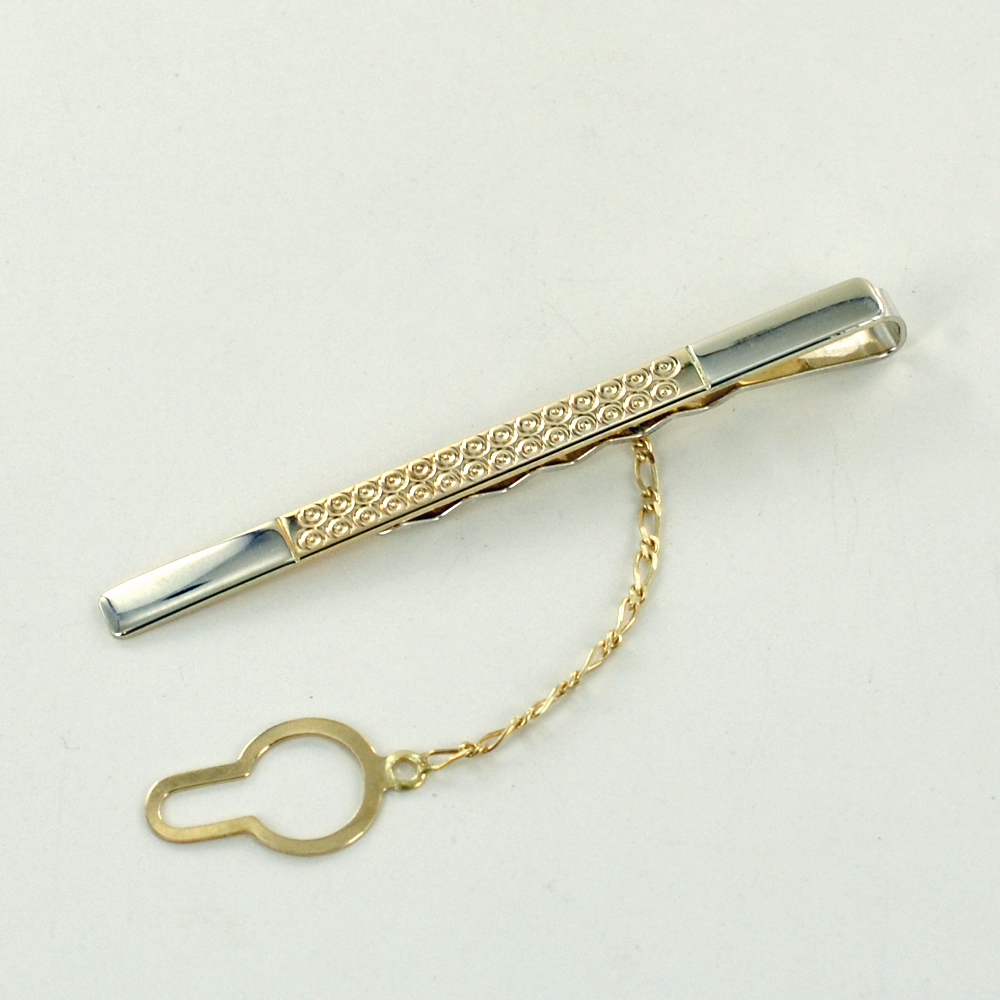 Fermacravatta da uomo in oro 18 carati AB00OG080BIBS - Gioielleria Sessa