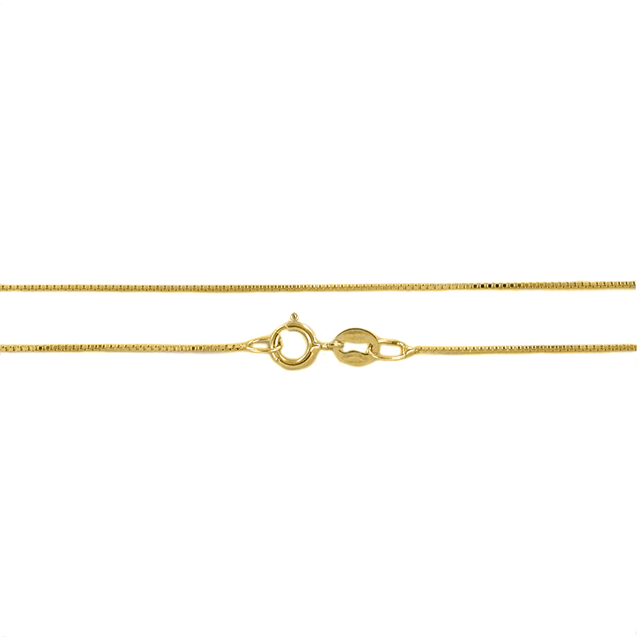 Collana Oro Giallo 8kt NKlaus – Catena Veneziana 40 Cm, 1,4 Mm, Peso 4,6 G, Modello 9327